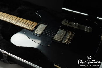 XTC-Custom Black Medium Aged / Ash / 5A Roasted Flame Maple #3562