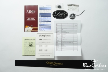 XTC-Custom Black Medium Aged / Ash / 5A Roasted Flame Maple #3562