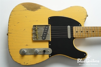 XTC-1 Butter Scotch Blonde Heavy Aged / 1p Ash Body / Roasted 4A Flame Maple Neck