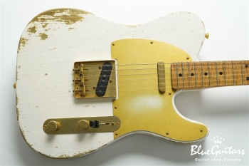 XTC-1 White Blonde Heavy Aged / Ash / Roasted Flame Maple / Gold Parts #3563