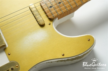 XTC-1 White Blonde Heavy Aged / Ash / Roasted Flame Maple / Gold Parts #3563