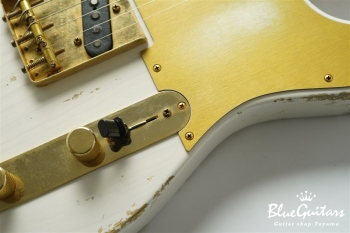 XTC-1 White Blonde Heavy Aged / Ash / Roasted Flame Maple / Gold Parts #3563