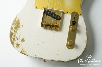 XTC-1 White Blonde Heavy Aged / Ash / Roasted Flame Maple / Gold Parts #3563