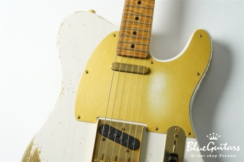 XTC-1 White Blonde Heavy Aged / Ash / Roasted Flame Maple / Gold Parts #3563