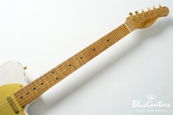 XTC-1 White Blonde Heavy Aged / Ash / Roasted Flame Maple / Gold Parts #3563