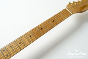 XTC-1 White Blonde Heavy Aged / Ash / Roasted Flame Maple / Gold Parts #3563