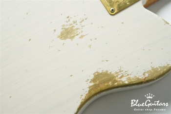 XTC-1 White Blonde Heavy Aged / Ash / Roasted Flame Maple / Gold Parts #3563