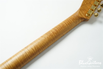 XTC-1 White Blonde Heavy Aged / Ash / Roasted Flame Maple / Gold Parts #3563