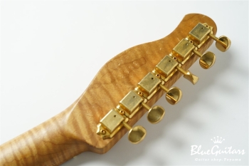 XTC-1 White Blonde Heavy Aged / Ash / Roasted Flame Maple / Gold Parts #3563