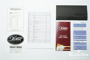 XTC-1 White Blonde Heavy Aged / Ash / Roasted Flame Maple / Gold Parts #3563