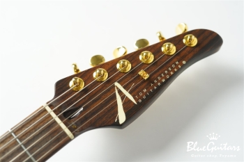 Drop Top Classic - Figured Koa Top, Honey Shaded Edge with Binding