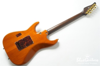 Drop Top Classic - Figured Koa Top, Honey Shaded Edge with Binding