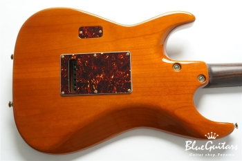 Drop Top Classic - Figured Koa Top, Honey Shaded Edge with Binding