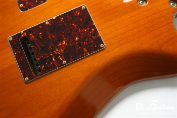 Drop Top Classic - Figured Koa Top, Honey Shaded Edge with Binding