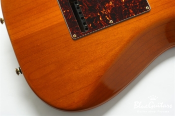 Drop Top Classic - Figured Koa Top, Honey Shaded Edge with Binding