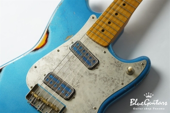 IRIS #067 Multilayer Heavy Aged - lake Placid Blue over 3Tone Sunburst