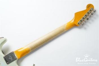 1961 Stratocaster Heavy Relic - Super Faded Aged Sonic Blue over 3-Tone Sunburst