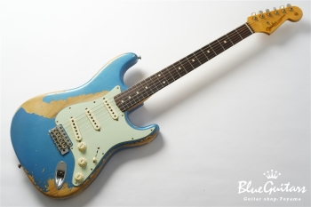 MBS 1961 Stratocaster Super Heavy Relic Masterbuilt by Yuriy Shishkov - Aged Lake Placid Blue