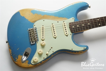 MBS 1961 Stratocaster Super Heavy Relic Masterbuilt by Yuriy Shishkov - Aged Lake Placid Blue