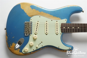 MBS 1961 Stratocaster Super Heavy Relic Masterbuilt by Yuriy Shishkov - Aged Lake Placid Blue
