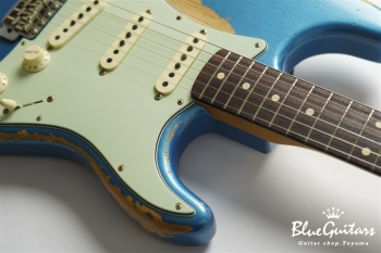 MBS 1961 Stratocaster Super Heavy Relic Masterbuilt by Yuriy Shishkov - Aged Lake Placid Blue