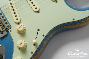 MBS 1961 Stratocaster Super Heavy Relic Masterbuilt by Yuriy Shishkov - Aged Lake Placid Blue