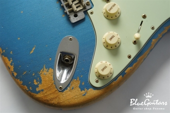 MBS 1961 Stratocaster Super Heavy Relic Masterbuilt by Yuriy Shishkov - Aged Lake Placid Blue