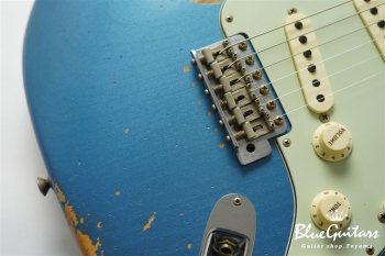 MBS 1961 Stratocaster Super Heavy Relic Masterbuilt by Yuriy Shishkov - Aged Lake Placid Blue