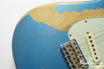 MBS 1961 Stratocaster Super Heavy Relic Masterbuilt by Yuriy Shishkov - Aged Lake Placid Blue
