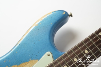 MBS 1961 Stratocaster Super Heavy Relic Masterbuilt by Yuriy Shishkov - Aged Lake Placid Blue