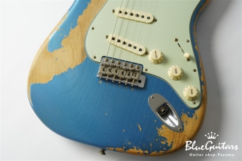 MBS 1961 Stratocaster Super Heavy Relic Masterbuilt by Yuriy Shishkov - Aged Lake Placid Blue