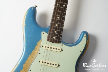 MBS 1961 Stratocaster Super Heavy Relic Masterbuilt by Yuriy Shishkov - Aged Lake Placid Blue
