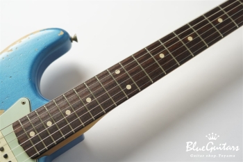 MBS 1961 Stratocaster Super Heavy Relic Masterbuilt by Yuriy Shishkov - Aged Lake Placid Blue