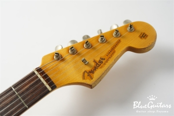 MBS 1961 Stratocaster Super Heavy Relic Masterbuilt by Yuriy Shishkov - Aged Lake Placid Blue