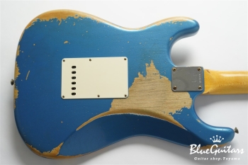 MBS 1961 Stratocaster Super Heavy Relic Masterbuilt by Yuriy Shishkov - Aged Lake Placid Blue
