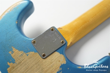 MBS 1961 Stratocaster Super Heavy Relic Masterbuilt by Yuriy Shishkov - Aged Lake Placid Blue