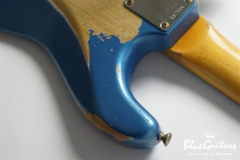MBS 1961 Stratocaster Super Heavy Relic Masterbuilt by Yuriy Shishkov - Aged Lake Placid Blue