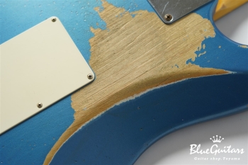 MBS 1961 Stratocaster Super Heavy Relic Masterbuilt by Yuriy Shishkov - Aged Lake Placid Blue