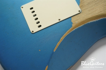 MBS 1961 Stratocaster Super Heavy Relic Masterbuilt by Yuriy Shishkov - Aged Lake Placid Blue