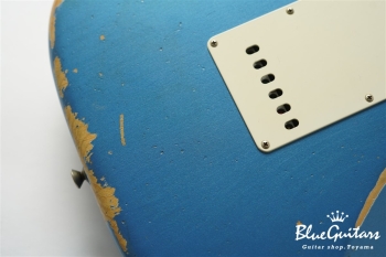 MBS 1961 Stratocaster Super Heavy Relic Masterbuilt by Yuriy Shishkov - Aged Lake Placid Blue