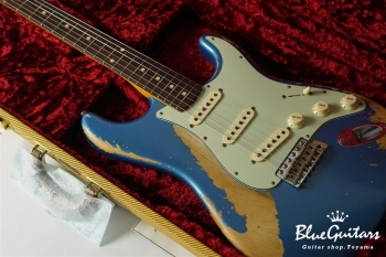 MBS 1961 Stratocaster Super Heavy Relic Masterbuilt by Yuriy Shishkov - Aged Lake Placid Blue
