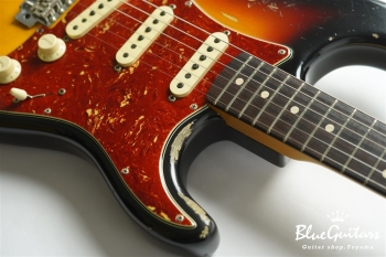 MBS 1963 Stratocaster Relic Masterbuilt by Todd Krause - GALAXY OF STRATS SUNBURST