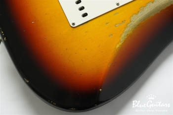 MBS 1963 Stratocaster Relic Masterbuilt by Todd Krause - GALAXY OF STRATS SUNBURST