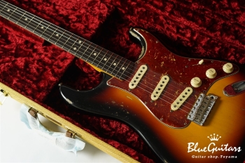 MBS 1963 Stratocaster Relic Masterbuilt by Todd Krause - GALAXY OF STRATS SUNBURST