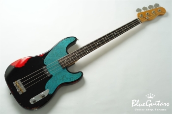 Model TB. #202 Multi Layer Heavy Aged - Black over CAR with Blue