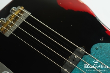 Model TB. #202 Multi Layer Heavy Aged - Black over CAR with Blue