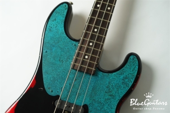 Model TB. #202 Multi Layer Heavy Aged - Black over CAR with Blue