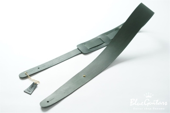 Plain Leather - Green & Round Studs / Gold