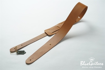 Plain Leather - Camel & Round Studs / Gold