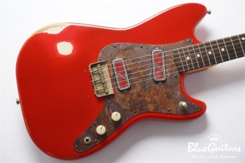 IRIS #172 Medium Aged - Fiesta Red with Copper Red